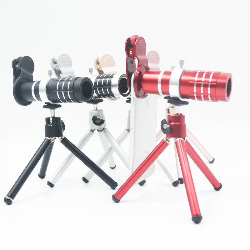通用12X镜头 望远镜 长焦 放大镜 变焦镜头高清无暗角远视镜摄影示例图12