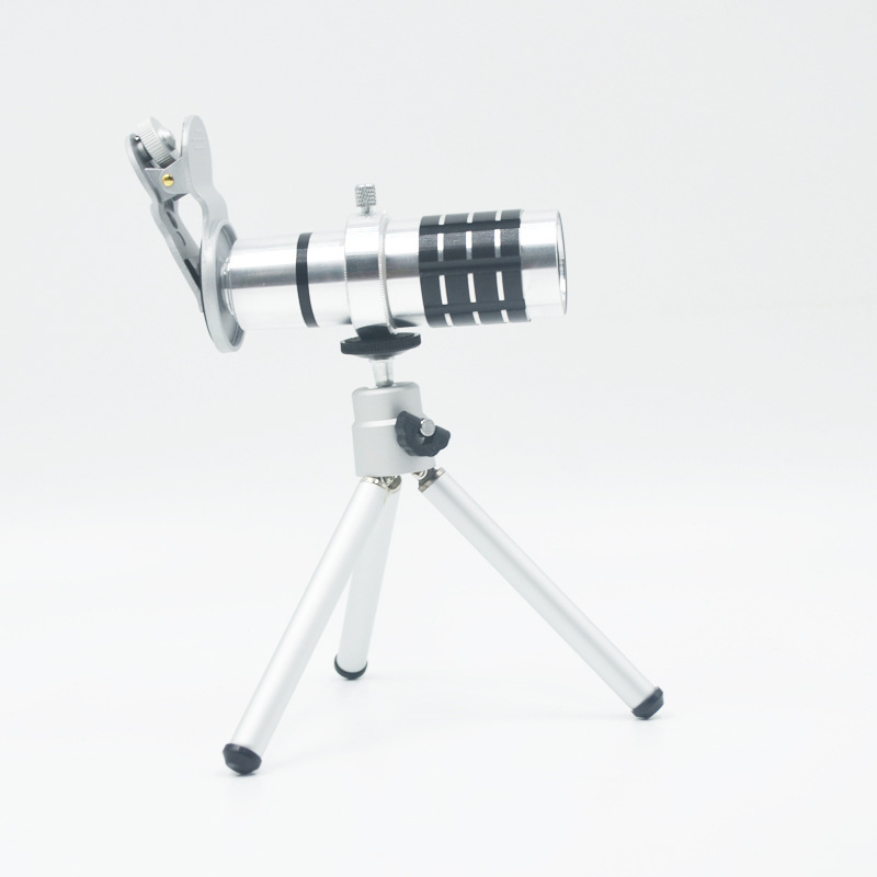 通用12X镜头 望远镜 长焦 放大镜 变焦镜头高清无暗角远视镜摄影示例图9
