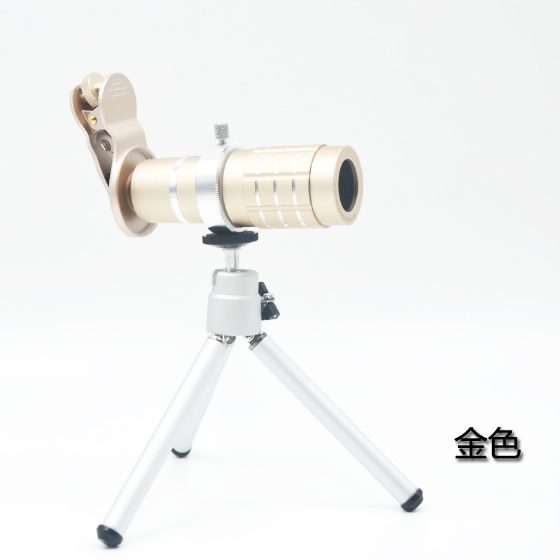 通用12X镜头 望远镜 长焦 放大镜 变焦镜头高清无暗角远视镜摄影示例图10
