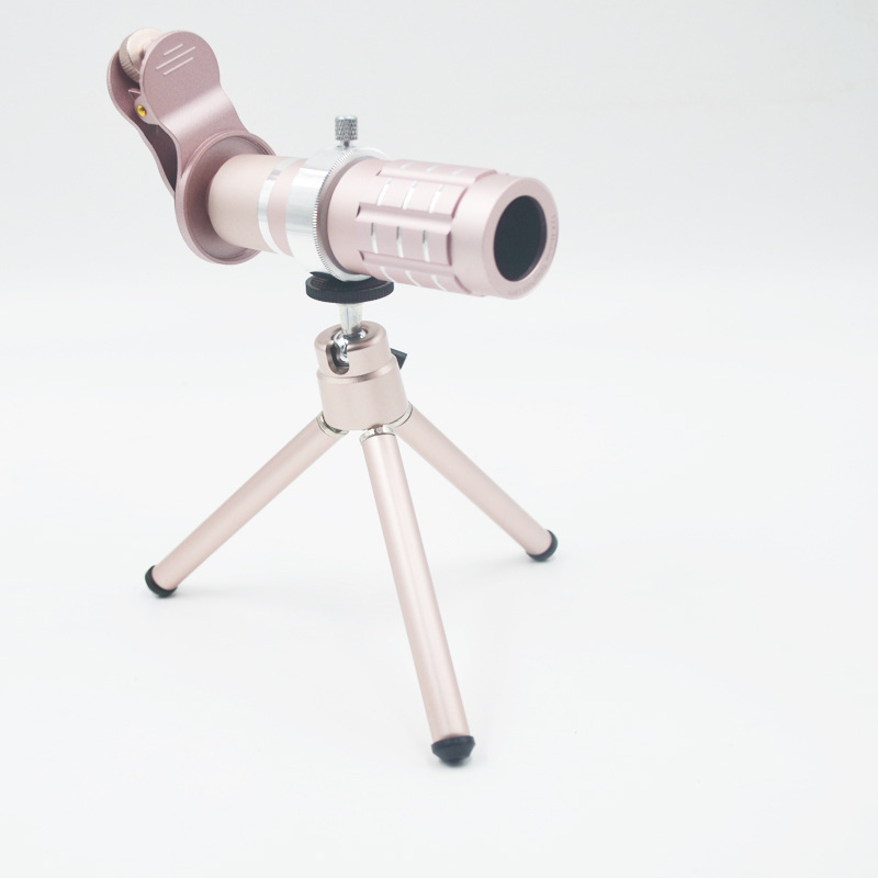 通用12X镜头 望远镜 长焦 放大镜 变焦镜头高清无暗角远视镜摄影示例图5