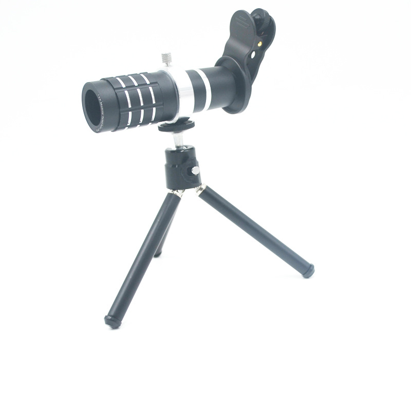 通用12X镜头 望远镜 长焦 放大镜 变焦镜头高清无暗角远视镜摄影示例图7