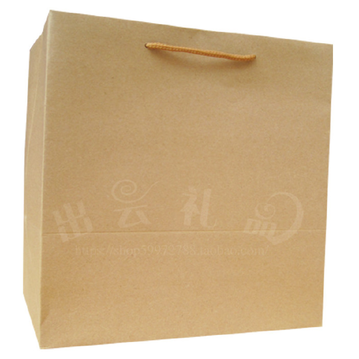 侧面加宽加厚装蛋糕盒月饼盒纸袋 手提袋 礼品袋 现货批发示例图6