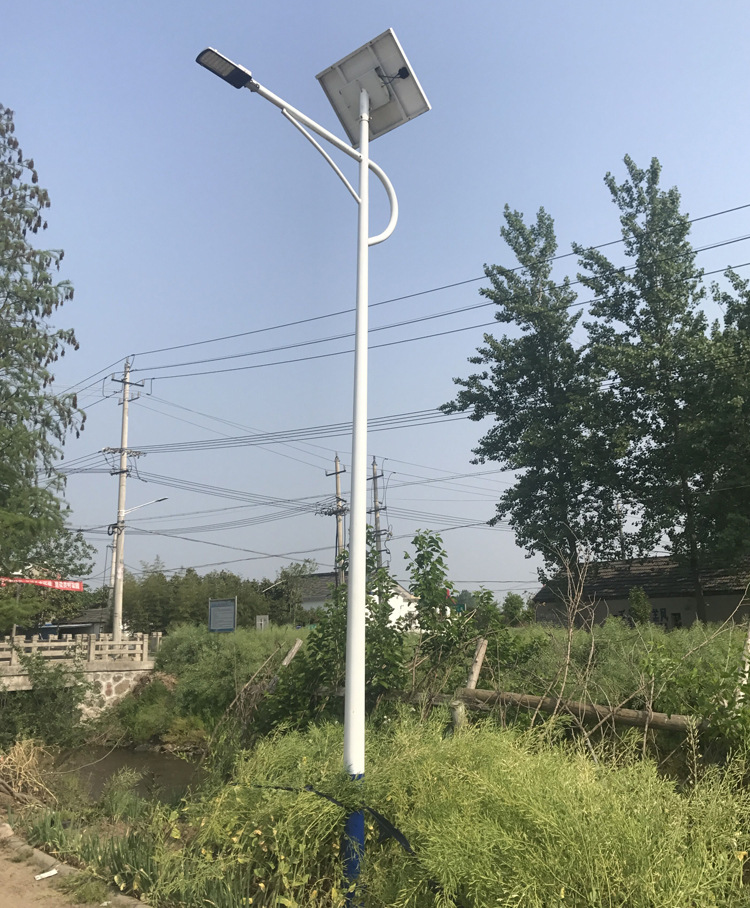 民族特色新农村6米30W太阳能路灯，大功率LED锂电池节能光伏路灯示例图5