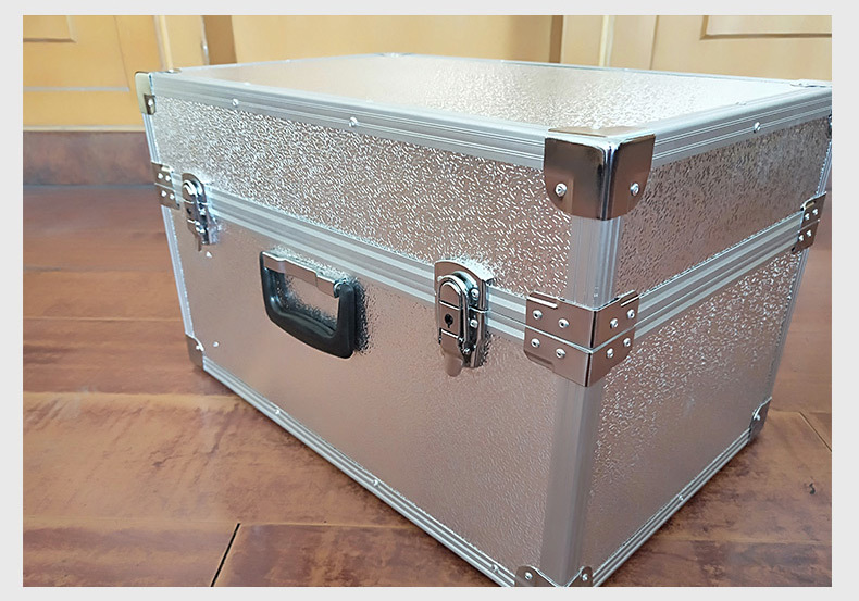 厂家直销铝合金包装箱 铝合金箱 电路板工具箱多功能铝合金手提箱示例图6
