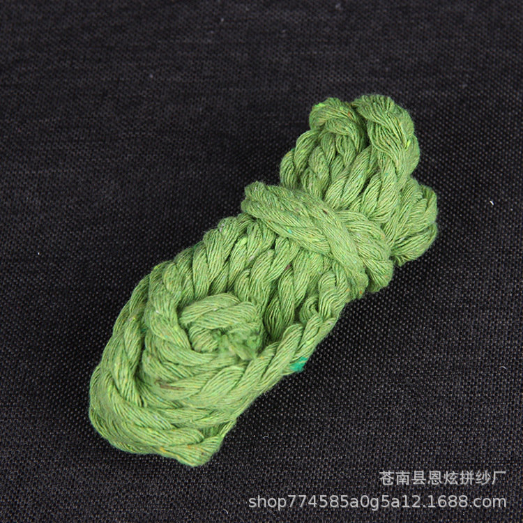 厂家供应宠物编织玩具棉绳球绳彩色编织绳萝卜条、熊猫、长颈鹿等示例图4