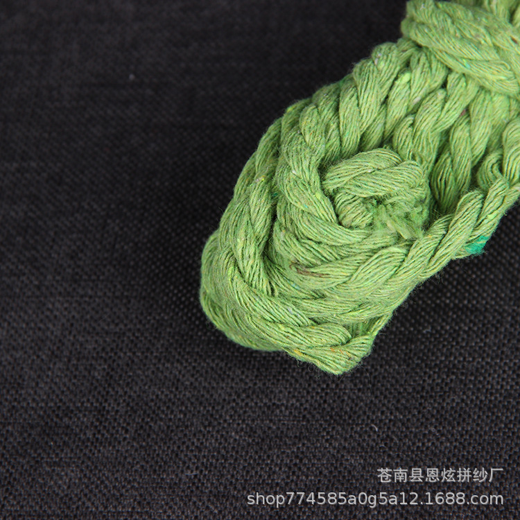 厂家供应宠物编织玩具棉绳球绳彩色编织绳萝卜条、熊猫、长颈鹿等示例图5