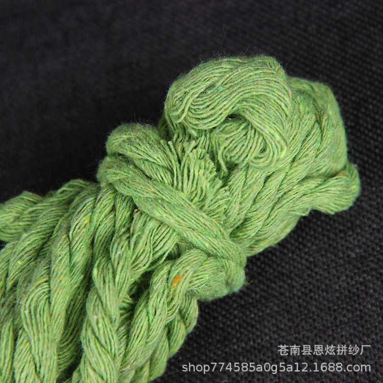 厂家供应宠物编织玩具棉绳球绳彩色编织绳萝卜条、熊猫、长颈鹿等示例图6