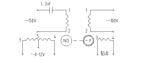 微型电动机  ND-F-09交流伺服测速机组示例图31