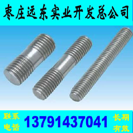 枣庄远东实业专业生产锻造各种型号双头螺栓 双头螺丝标准件示例图3