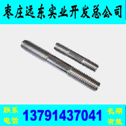 枣庄远东实业专业生产锻造各种型号双头螺栓 双头螺丝标准件示例图1