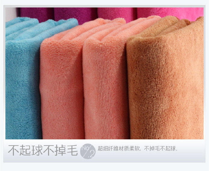 厂家直销超细纤维毛巾不掉毛吸水毛巾 理发美容消毒擦车巾批发示例图9