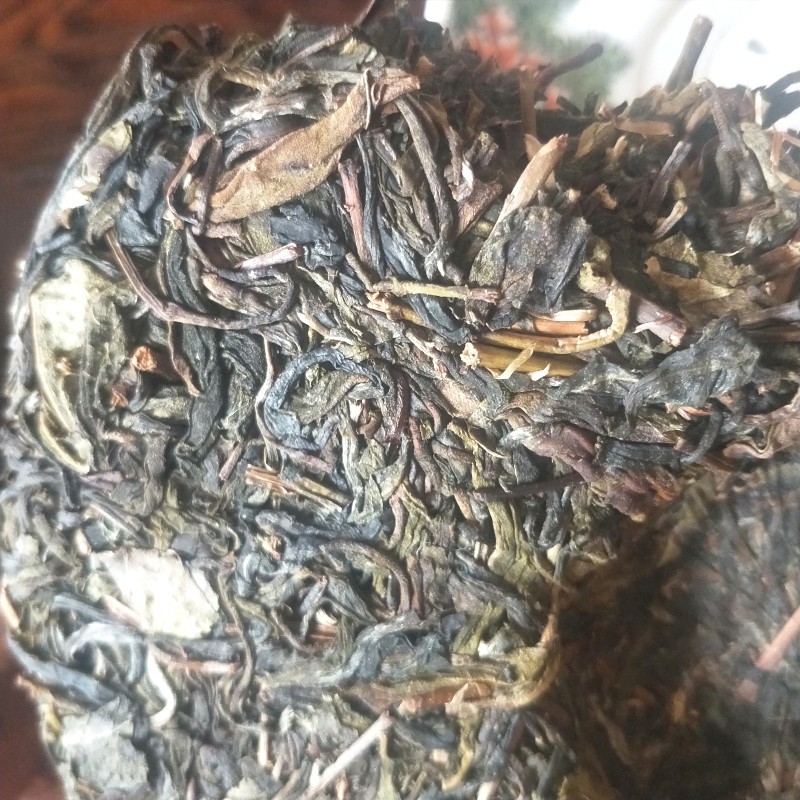 古名匠云南普洱茶原产地茶叶批发勐海布朗山大树茶生茶饼厂家代发示例图5