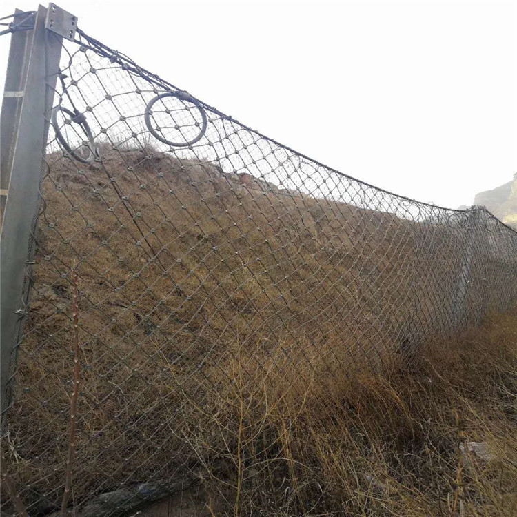 旭涛环形被动主动边坡防护栏网 水平防护网 边坡地质灾害防护网
