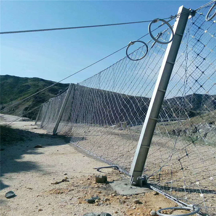 旭涛被动边坡防护网护栏 被动环形网 堤坡防护网