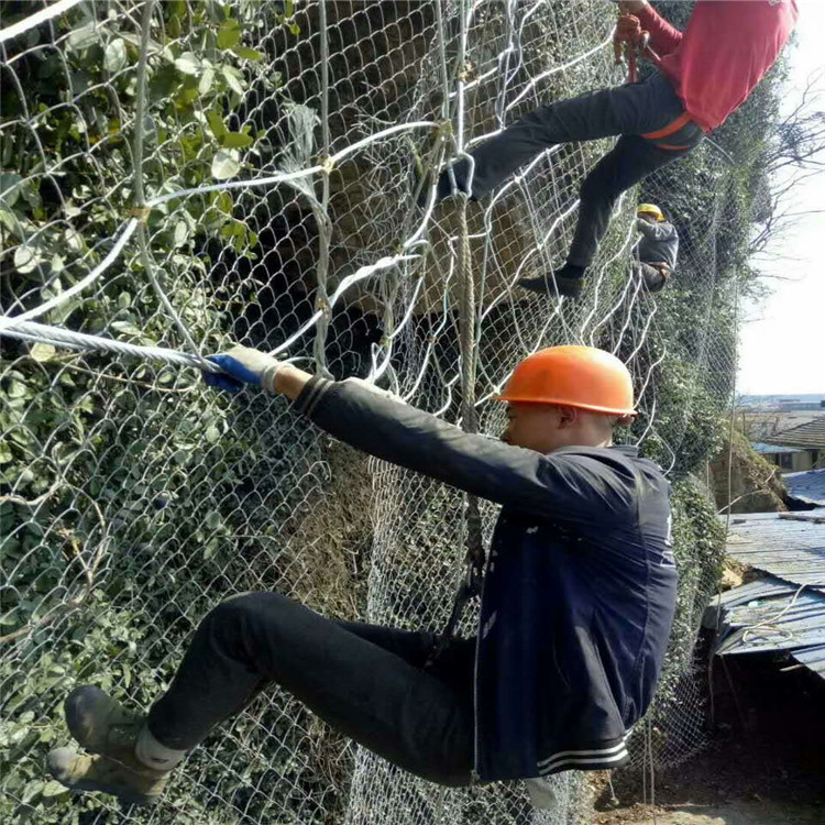 旭涛被动边坡防护网护栏 被动环形网 堤坡防护网