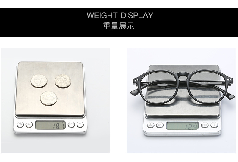 2019新款TR平光镜 丁眼镜框 可配近视眼镜架厂家直销瑞克示例图9