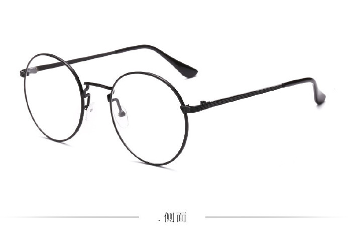 新款复古金属平光镜 韩版潮流眼镜框 男女士同款圆形平光眼镜1006示例图39