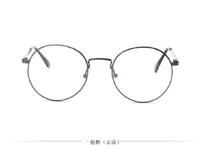 新款复古金属平光镜 韩版潮流眼镜框 男女士同款圆形平光眼镜1006示例图41