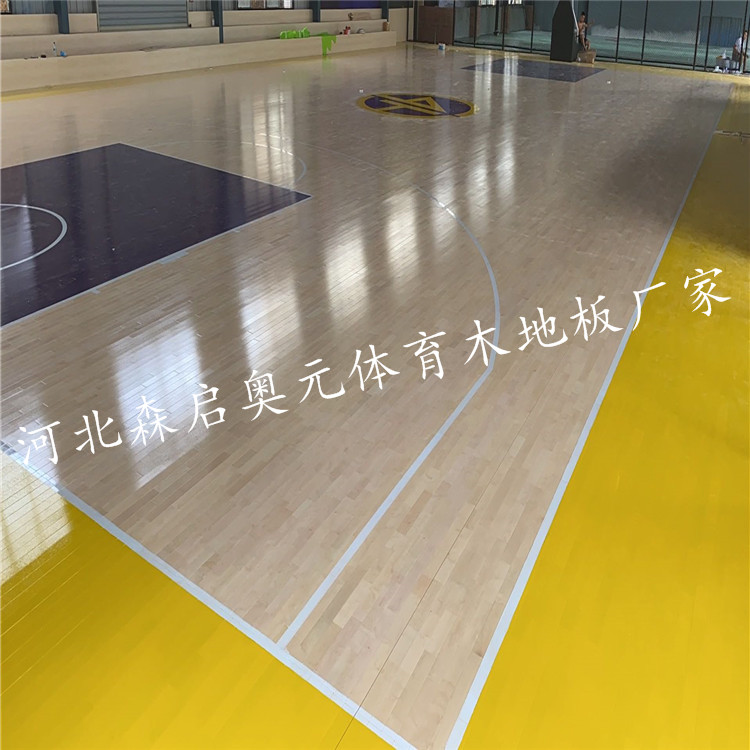 全国安装森启奥元-实木运动地板-运动木地板厂家-乒乓球场木地板