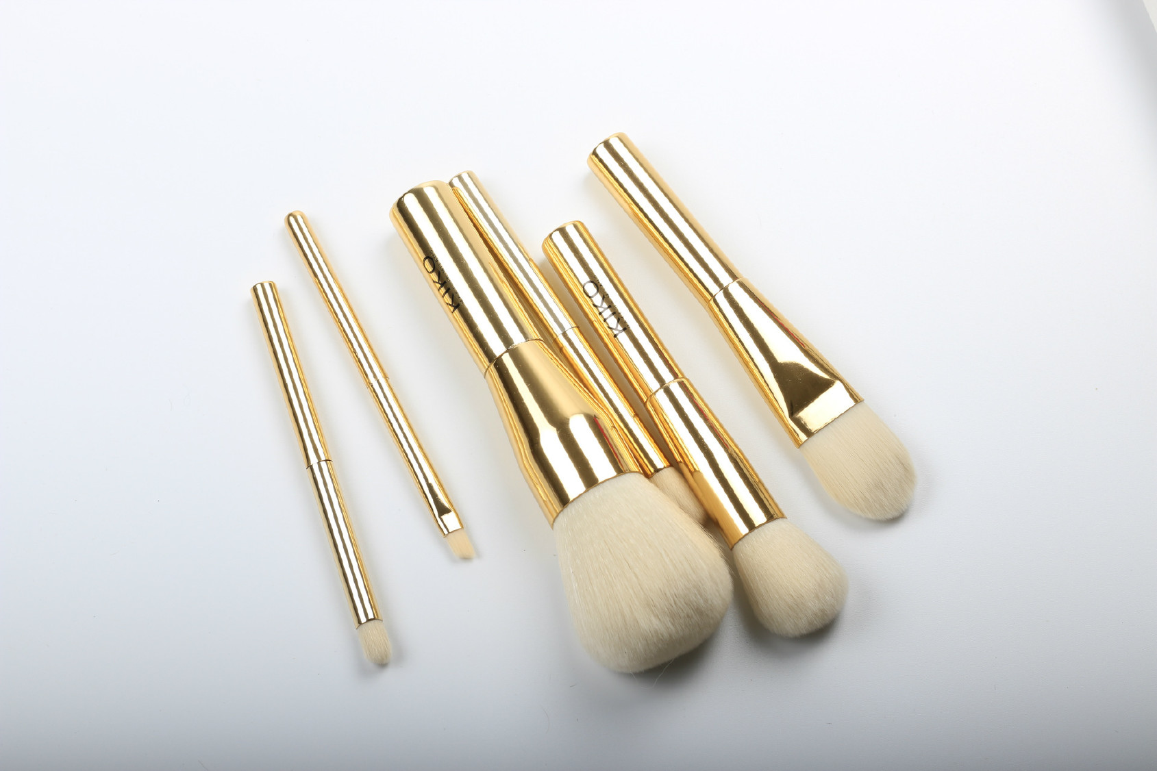 意大利kiko化妆刷 6支金色铝管化妆刷套装 专业化妆美妆工具示例图7