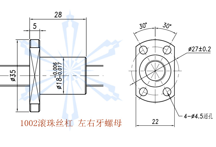 日本进口NSK2003滚珠丝杆 微型研磨滚珠丝杠 高精度厂家促销示例图16
