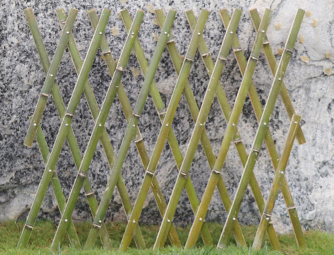 上海菜园草坪护栏竹篱笆哈尔滨巴彦县竹子护栏 竹片栅栏