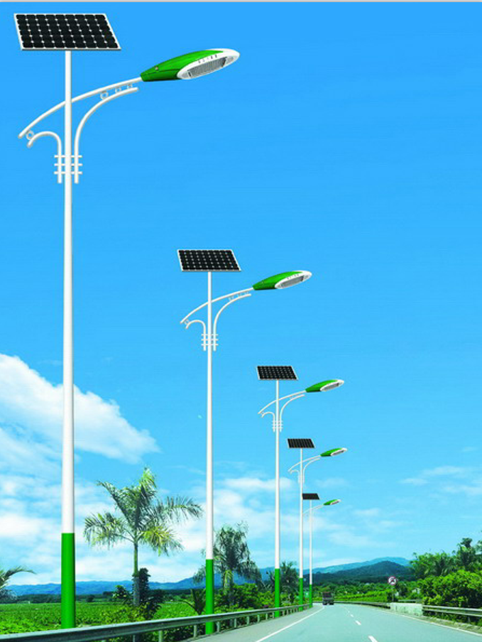 爆款led太阳能道路灯 农村节能路灯 太阳能灯LED灯具 太阳能发电示例图2