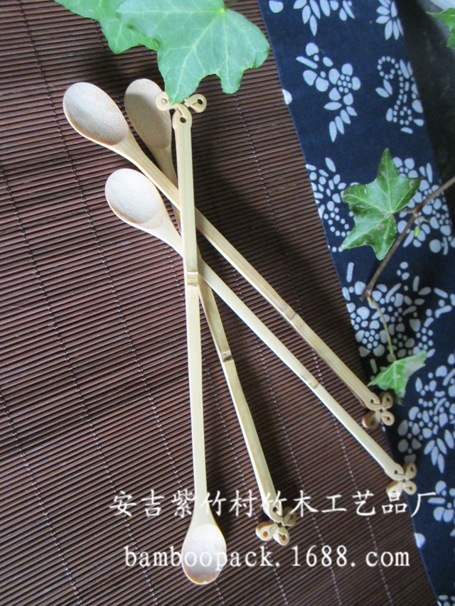 中国风精致茶具 高档做工精细茶粉勺 竹制茶具配件示例图37