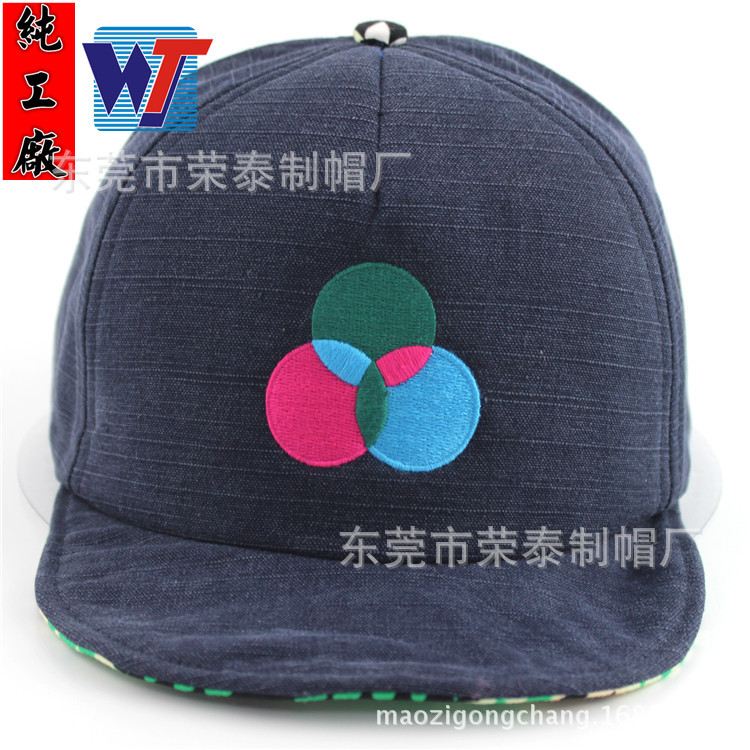 定制嘻哈棒球帽 新款遮阳透气街舞帽 可调节大小嘻哈帽刺绣logo示例图8