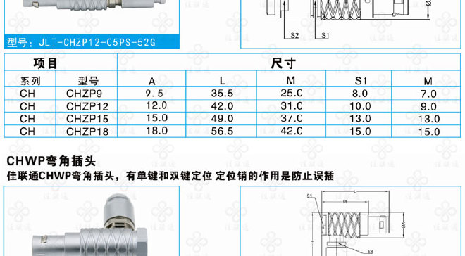 佳联通CHPB印制线路板 弯头光面航空插座 PCB焊接结针款连接器示例图6