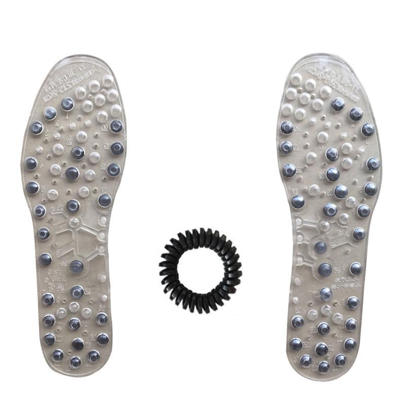 鹅卵石脚足底男女式磁石磁性运动散步跨境电商量子太赫多功能鞋垫示例图3
