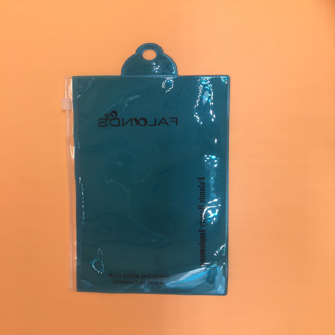厂家直销透明pvc袋EVA化妆品袋塑料头拉链袋示例图1