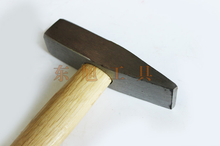 工厂加工订制钳工锤木柄加固碳钢锤石工建筑榔头工业碳钢木工锤头示例图5