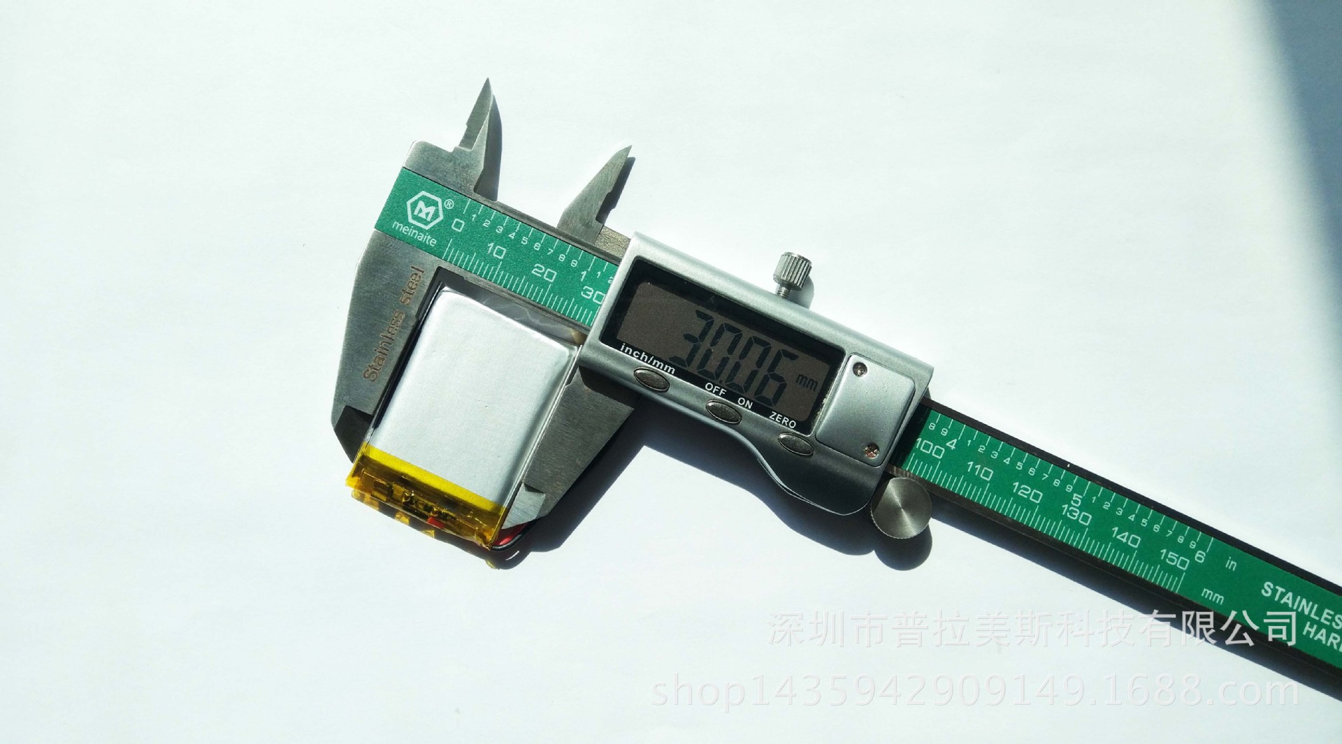 可充电聚合物锂电池603040/600MAH 美容仪按摩器蓝牙音箱手柄电池示例图7