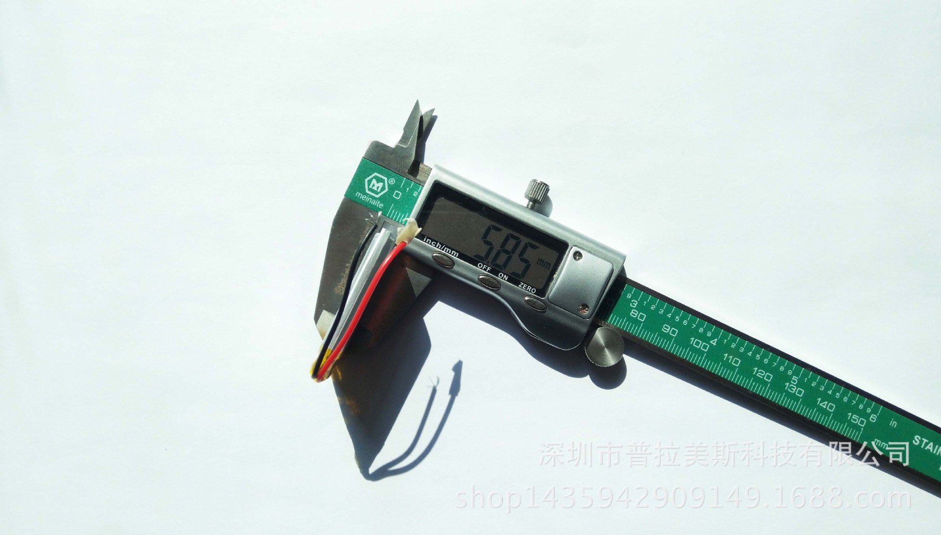 可充电聚合物锂电池603040/600MAH 美容仪按摩器蓝牙音箱手柄电池示例图6