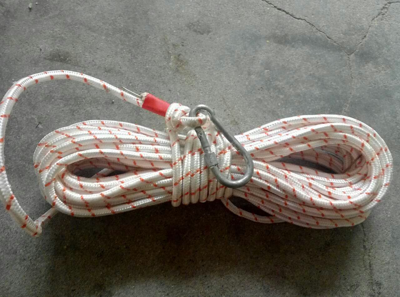 援邦户外安全绳 耐磨高空作业绳抢险救援绳 空调安装速降清洗绳示例图9