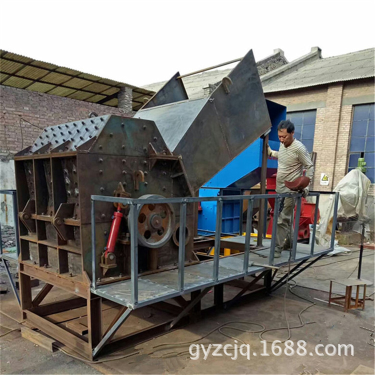 大型金屬破碎機 廢舊易拉罐油漆桶粉碎機 廢鋼廢鐵重型破碎機示例圖3