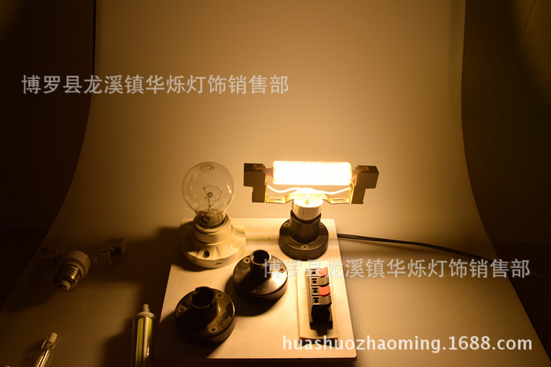 R7S COB led灯 8w 12w 玉米灯横插灯 78mm 118mm 360度 透明罩示例图18