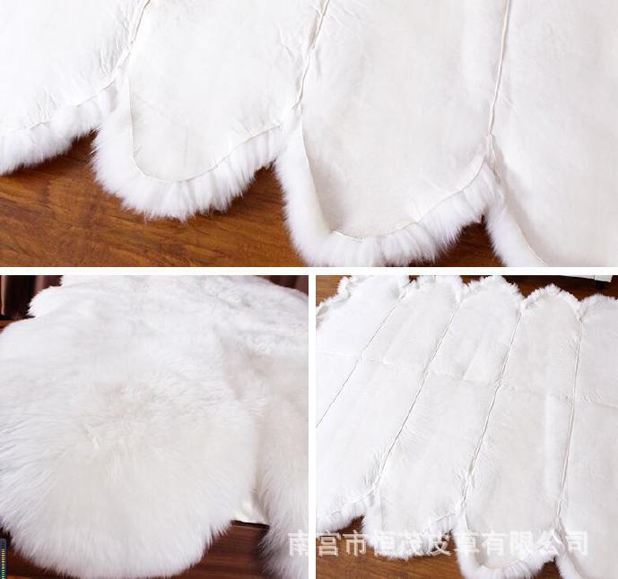 澳洲纯羊毛地毯客厅卧室羊皮床毯地毯地垫皮毛一体全皮整皮示例图14