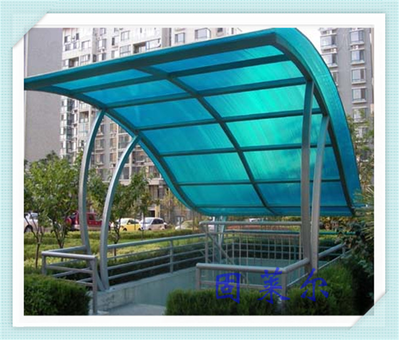 供应东莞 深圳 珠海地区pc阳光板 车棚 雨棚专用 厂家现货示例图11