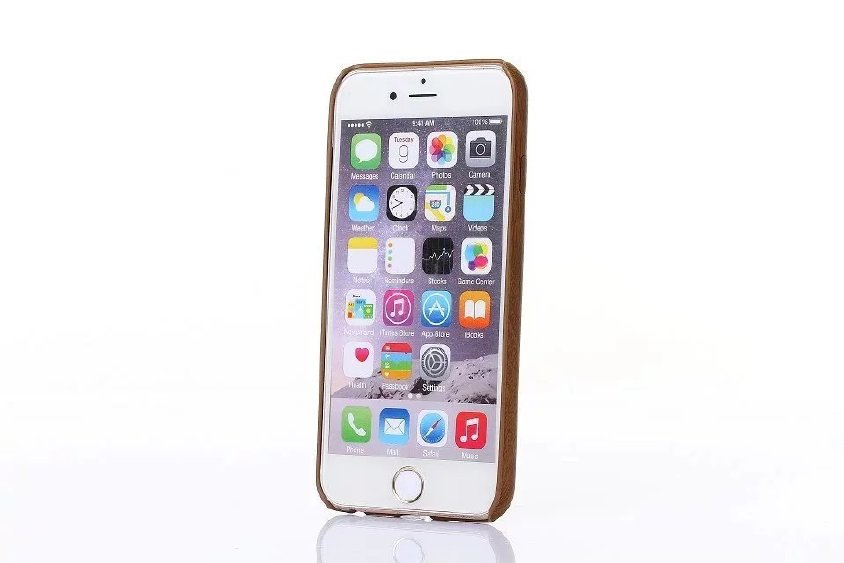 新款现货iphone6手机壳PU木纹壳苹果6plus木纹超薄手机保护壳套示例图8
