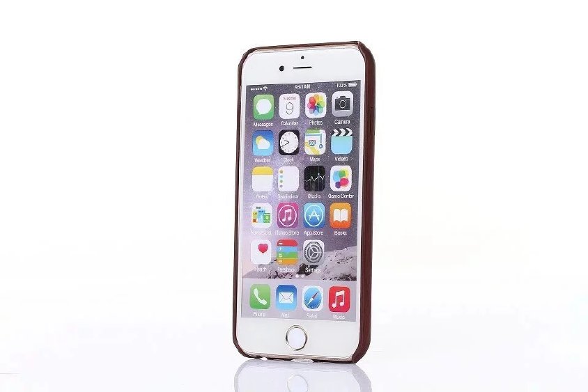 新款现货iphone6手机壳PU木纹壳苹果6plus木纹超薄手机保护壳套示例图10