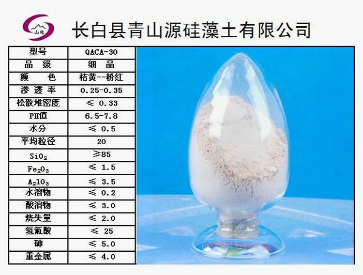 精制硅藻土助滤剂 QACA-30硅藻土助滤剂 国产优质硅藻土助滤剂示例图6
