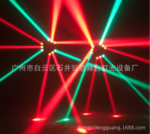 灯光LED摇头光束灯 9颗15W 科瑞灯珠 全彩 RGBW LED 蜘蛛摇头灯示例图3