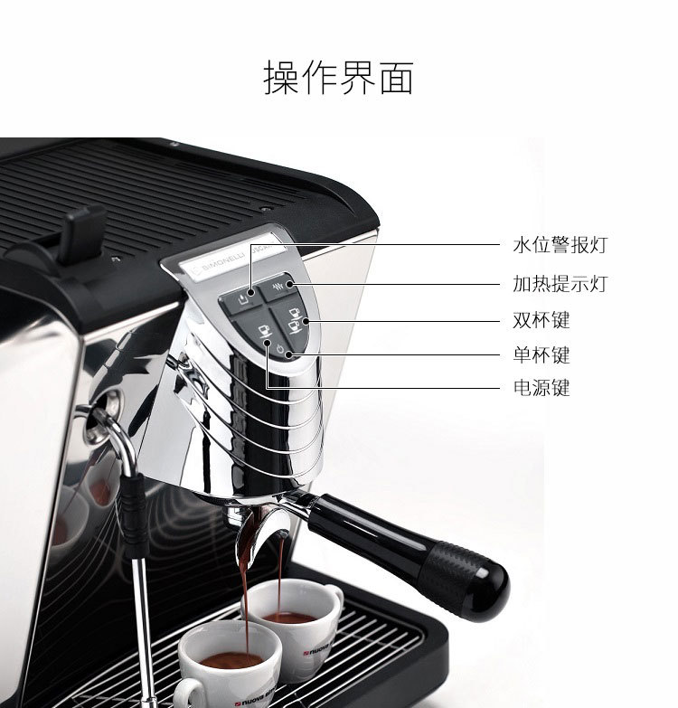 Nuova Oscar2诺瓦奥斯卡二代单头半自动咖啡机家用商用意式咖啡机示例图7
