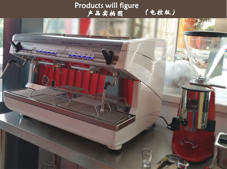 诺瓦商用半自动咖啡机Nuova simonelli APPIA2双头高杯电控咖啡机示例图9
