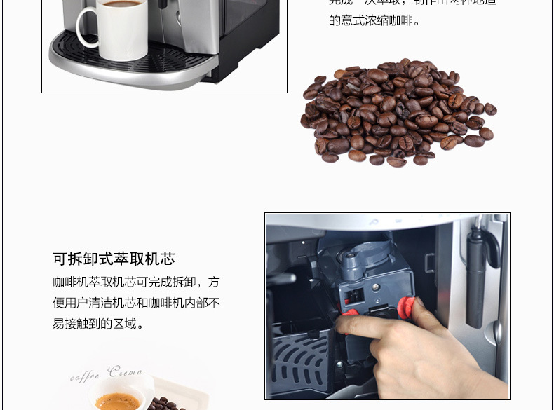 意大利Delonghi/德龙咖啡机ESAM4200S 全自动现磨咖啡 家用商用机示例图10