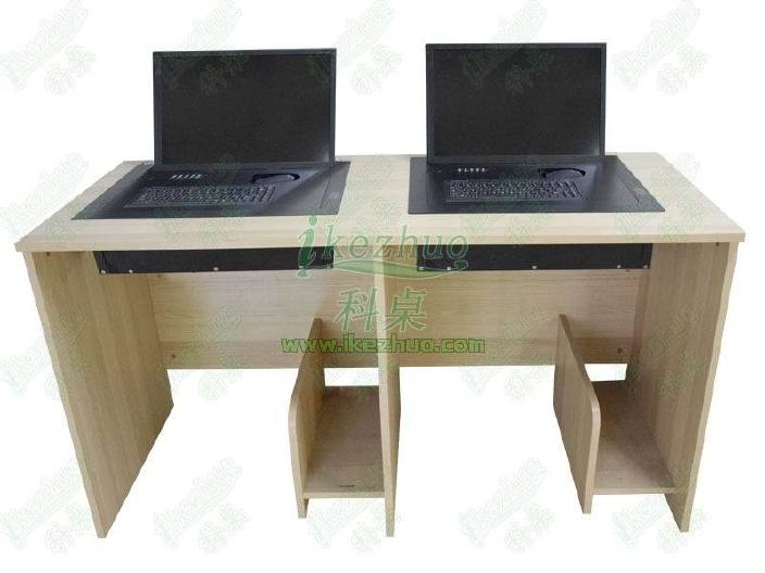 液晶翻转器电脑桌 自动隐藏电脑翻转桌 会议桌面显示屏电动翻转器示例图5