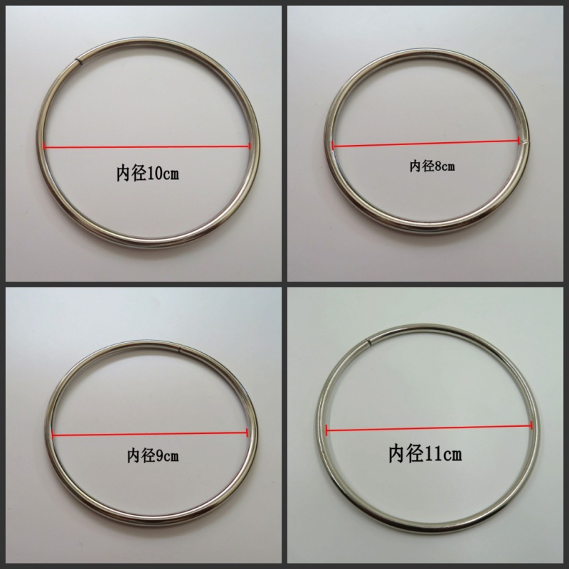 厂家直销  优质铁环 圆环 焊接圆环 铁圈 光圈 钥匙圈 O形圈 圆圈示例图4