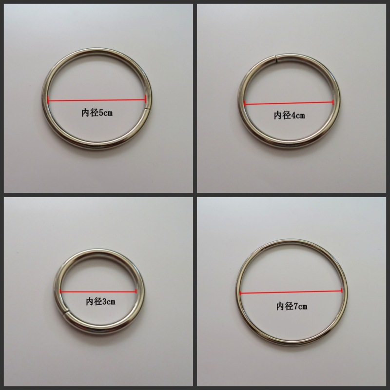 厂家直销  优质铁环 圆环 焊接圆环 铁圈 光圈 钥匙圈 O形圈 圆圈示例图5